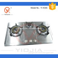 3 burner gas hob with stainless steel body (YI-X005)